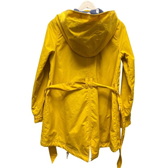 Anthropologie Daughters of the Liberation Yellow Hoodie Anorak Rain Jacket - Picture 7 of 8